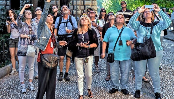 Tourists in Spain